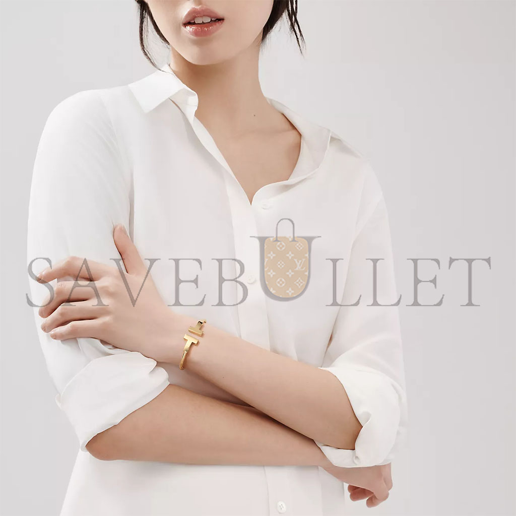 T*f*ny t series wide wire bracelet 66964353